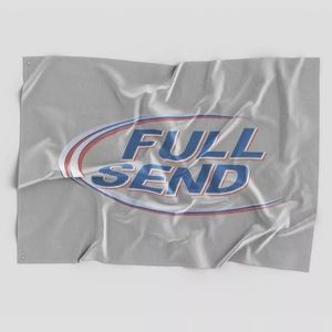 Nelk Full Send Bud Light Flag Grey Brand NEW W Bag